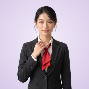 Traje de Mujer ANIMA Agribank, Repelente al Agua, Transpirable, para Salas de Juntas Ejecutivas - Product Image 1