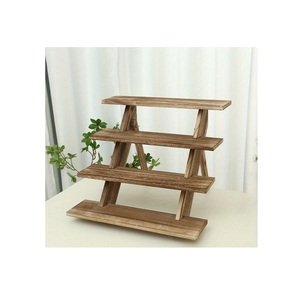 Elegante Soporte de Madera Hecho a Mano para Cupcakes, Exhibidor Rústico de Postres para Eventos de Panadería, Bodas y Mesas de Fiesta - Product Image 5