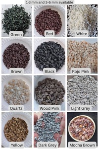 Copeaux de marbre concassé naturels, lavés à l'eau, sans poussière, écologiques, pour texture murale en terrazzo et revêtements de sol en résine, utilisation extérieure pour jardins - Product Image 5