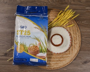 Vietnam ST25 Arroz ST24 Arroz Calidad superior Arroz blanco de grano largo 1kg 5kg 10kg Embalaje - Product Image 4