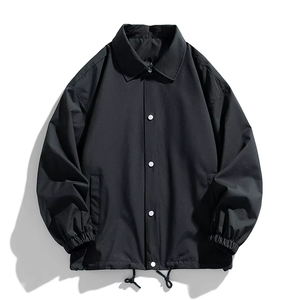 Premium Quality Coated Canvas Blue <b>Men</b> Coaches <b>Jacket</b> Lightweight Custom Anti-Wrinkle Waterproof Coaching <b>Jackets</b> Breathable - Product Image 5