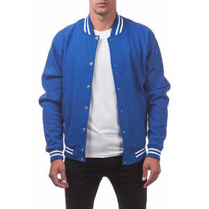 Wholesale Supplier Private Label High Quality Embroidery Custom Logo Heavyweight Winter <b>Jacket</b> Soft Inner <b>Lining</b> Rib Knit Collar - Product Image 1