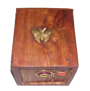 Boîte à monnaie en bois poli écologique - Décoration murale DIY pour la maison - Product Image 3