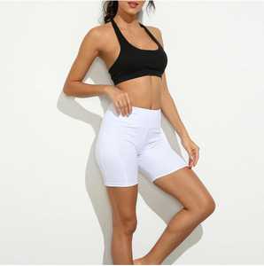 Pantalon de yoga taille haute respirant en spandex extensible pour femme 2026 avec poches, idéal pour le sport, la course, le fitness, la gym, le cyclisme, taille élastique, logo personnalisé - Product Image 2
