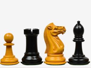 Piezas de Ajedrez Soviéticas Reproducidas de 1940 – Ébano y Madera de Boj Envejecida, 4 cm de Altura por Pieza, al Mejor Precio - Product Image 5