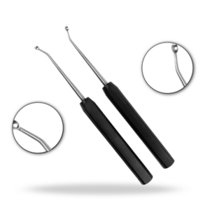 Curetas Angulares Laterales de 15 Pulgadas de Longitud Total y 9 Pulgadas de Mango, Instrumento Quirúrgico de Neurocirugía, Cureta Ósea para Cirugía de Columna Vertebral - Product Image 1