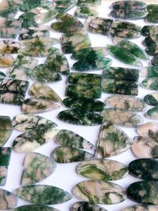 Ágata Musgosa Natural de Primera Calidad, Gemas Sueltas a Granel, Mezcla de Formas Increíbles para Joyería, Arte y Decoración, Lote de Ágata Musgosa - Product Image 2