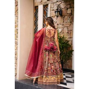ชุด anarkali และ dupatta สำหรับงานปาร์ตี้ขนาด XS - Product Image 4