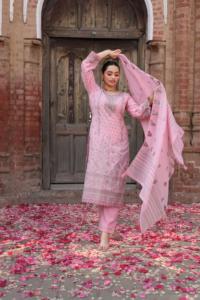 SAFAA ZAHA Unstitched Ladies Suit - Product Image 4