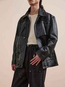 Professional Western Fringe <b>Suede</b> Leather <b>Jacket</b> Classic Western Cowboy Fashion Outerwear Premium Manufacturer Bulk Orders - Product Image 5