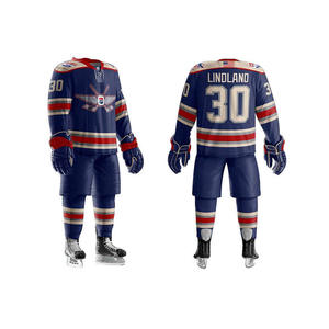 Personalized <b>Ice</b> Hockey Jersey Custom Logo Name Number Sublimation Team Wear - Product Image 2