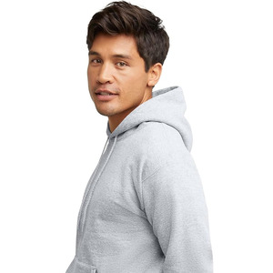 Sudadera con Capucha para Hombre, Informal, de Algodón y Felpa, Lisa, Estilo Urbano - Product Image 4