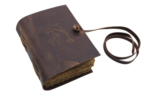 Personalized A5 Leather Magnetic <b>Diary</b> with Custom Logo Travelers Pirate Design Sewing Binding-Gift - Product Image 5