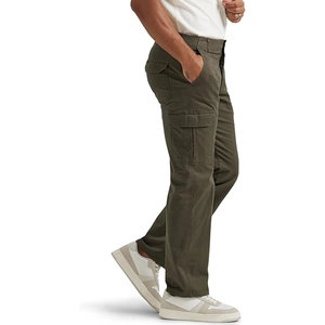 Pantalon cargo d'extérieur respirant pour enfants et hommes, grande taille, avec poches latérales, 100 % coton, vente en gros - Product Image 2