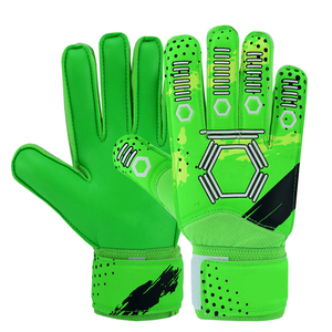 Gants de gardien de but de football antidérapants, protection des doigts, sangle de poignet réglable, gants de sport pour hommes et femmes, entraînement et match - Product Image 1