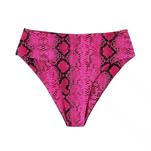 Whole Sale Cross Hanging <b>High</b> <b>Waist</b> Bikini Anti-Bacterial Micro Bra Solid Front Sexy Women Bandage Two Piece <b>Thong</b> Swimsuit - Product Image 6