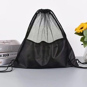 Single Pack Oxford Cloth Ball <b>Net</b> <b>Bag</b> Backpack for Football Basketball Volleyball Size 5 & 7 Portable Drawstring Storage - Product Image 3