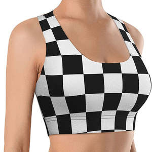 เสื้อชั้นในโยคะแบบเว้าหลังลึกพิมพ์โลโก้ได้ตามต้องการ แห้งเร็ว ระบายอากาศดี ซับแรงกระแทก เหมาะสำหรับวิ่ง ฟิตเนส ออกกำลังกาย เล่นกีฬา - Product Image 1