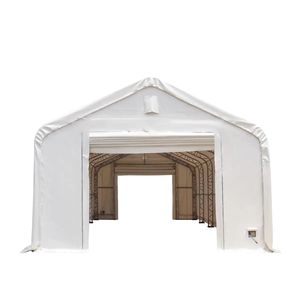 Pro Series 20FT X 63FT Capannone per Attrezzi con Doppia Struttura e Copertura in PVC Resistente da 17 oz e Porte Passanti TMG DT2064 PRO - Product Image 3