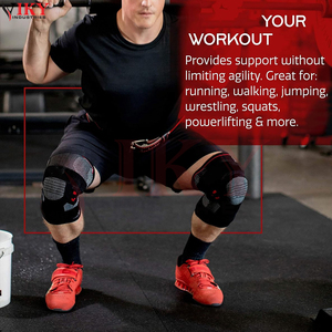 Servicio OEM a Precio Mayorista: Rodillera Deportiva Transpirable, Elástica y Ajustable, Doble Protección para Rodilla - Product Image 3