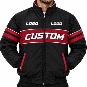 Vestes en polyester imperméables de haute qualité avec logo personnalisé en gros, tailles plus grandes, veste de moto softshell pour hommes - Product Image 1