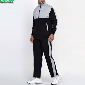 Urban Cargo Pocket Utility <b>Tracksuit</b> Men Multi Pocket Heavy Duty Cotton Fabric Tactical Sweatshirt And Joggers Set - Product Image 2