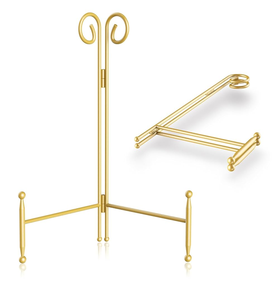 Brass <b>Plate</b> Rack Holder Different Shapes And Design Used For Royal Dinner Table Decor Brass <b>plate</b> <b>Stand</b> - Product Image 2