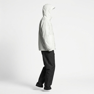Conjunto de 2 Piezas de Traje Impermeable Cortavientos, Trajes con Cremallera, Chaqueta y Pantalones Impermeables con Capucha Personalizados - Product Image 4