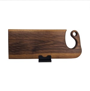 Planche à découper en bois de noyer de qualité supérieure, plateau de service en forme de palette, planche à fromage avec support pour cuisine, hôtel, restaurant, vente en gros - Product Image 5