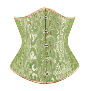 Corsé Gótico Sexy con 14 Varillas de Acero, Cincher de Cintura, Control Firme Ecológico, Decoración de Encaje, Moldeador para Entrenamiento - Product Image 3