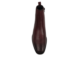 Botas Chelsea para Hombre, Altura al Tobillo, Punta Puntiaguda, Cuero Genuino, Sin Cordones, Suela de Goma Antideslizante, Estilo Otoñal - Product Image 5