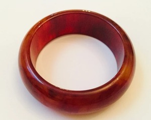 Bracelet jonc coloré en résine fait main, design époxy personnalisé, accessoire de bijouterie moderne pour femme - Product Image 5