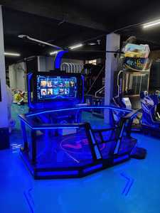 Máquina de Realidad Virtual 9D Premium para Salas de Juegos |   Cabina de Realidad Virtual con Gestión de Cables en la Parte Superior e Iluminación LED - Product Image 5