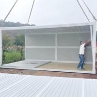 Casa Contenedor Plegable Prefabricada Portátil de Paneles Sándwich, Económica, de Instalación Rápida, Plegable en X, Venta al Por Mayor