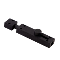 Loquet de sécurité moderne en aluminium pour porte, finition noir mat, acier inoxydable mat, PVD or, or rose, quincaillerie de sécurité