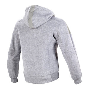 Sweat à capuche gris pour homme, coupe ample, couleur unie, décontracté, écologique, printemps, 100% polyester, personnalisable, avec poches - Product Image 3