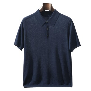 Nouveau style, polo 100% coton uni, qualité supérieure, manches courtes pour homme, respirant, décontracté, professionnel, logo personnalisé, vente en gros OEM - Product Image 5
