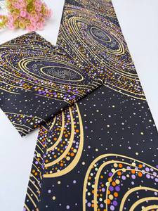 All New Custom Morocco Wax Print Cotton <b>Fabric</b> for Dresses Shirts Bags Fashion Crafts with OEM Service Hitjem Export - Product Image 5