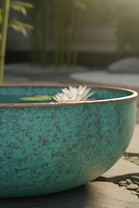 Bassin à poissons koï en cuivre artisanal pour décoration de jardin et extérieur de luxe, bassin à poissons koï en cuivre de qualité supérieure, fait main, pour l'eau de jardin - Product Image 2