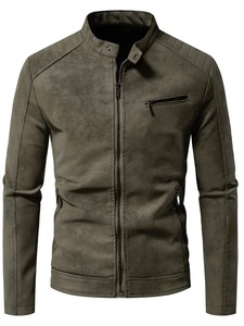 Chaqueta de Cuero Genuino para Hombre, Colección de Ropa Exterior Moderna, Cómoda y Duradera, Estilo Urbano Premium - Product Image 3