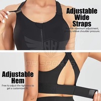 Soutien-gorge de sport asymétrique pour femme – Haut de fitness court respirant personnalisé, vêtements de sport pour la course et la gym
