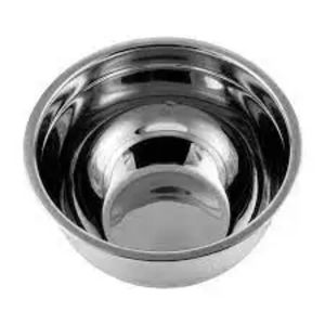 Plat de service en métal sculpté à la main Steelique, style vintage, avec pieds d'éléphant, pour la présentation des aliments, vaisselle en métal - Product Image 3