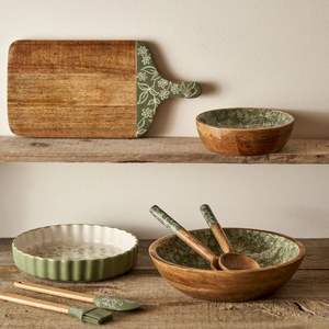 Planche à découper en bois d'acacia de qualité supérieure, résistante et écologique, pour couper les légumes, les fruits, les aliments, ensemble d'outils de cuisine de qualité supérieure - Product Image 1