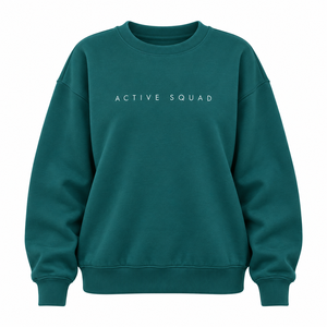 Custom Printed logo Solid <b>White</b> Heavyweight Breathable Crew Winter High Quality 100% Cotton Women's <b>Sweatshirt</b> - Product Image 2