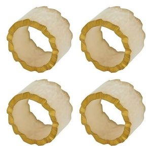 Handmade resin napkin ring with artistic floral design perfect for <b>rustic</b> <b>farmhouse</b> style <b>dining</b> <b>table</b> by handmade Collection - Product Image 4