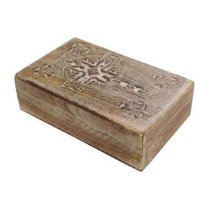 Caja de Madera Tallada a Mano, Caja de Madera Maciza de Mango, Caja de Joyería de Madera para Regalos, Venta al por Mayor de Fábrica al Mejor Precio, Caja de Regalo de Madera - Product Image 2