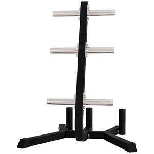 Rack regolabile in metallo per kettlebell con capacità di 660 libbre. Capacità Nera - Product Image 1
