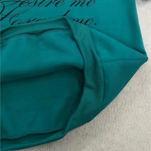 Sudadera con capucha para hombre con logotipo personalizado del fabricante, color verde azulado o verde, con bolsillo canguro, para hombre y mujer - Product Image 4