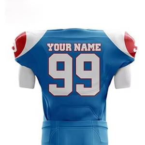 Uniformes de Fútbol Americano Personalizados al Por Mayor, de Alta Calidad, Manga Corta, Transpirables, de Secado Rápido, Unisex, Más Vendidos - Product Image 5