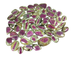 Wholesale Price Natural <b>Ruby</b> In Quartz Loose Cabochon Oval Cut Quartz Jewelry Making Unique Quality Healing - Product Image 2